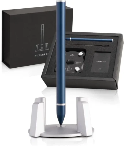 Novium Hoverpen 1.0 - Aluminum Luxury Executive Ballpoint Pen - Midnight Blue