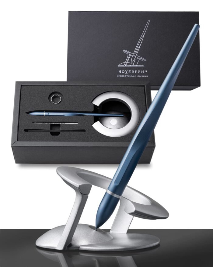 Novium Hoverpen 2.0 - Interstellar Edition Premium Luxury Ballpoint Pen - Neptune Blue