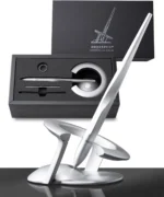 Novium Hoverpen 2.0 - Interstellar Edition Premium Luxury Ballpoint Pen - Starlight Silver