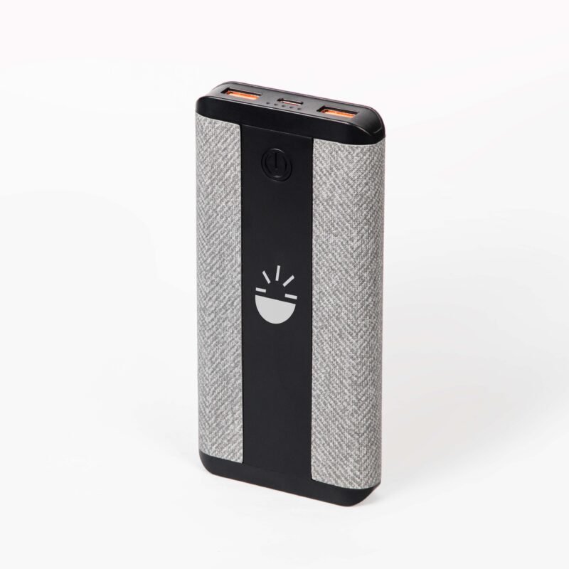 Glow Gadgets Blaze 10,000mAh Jute Finished Powerbank With Wireless Charging