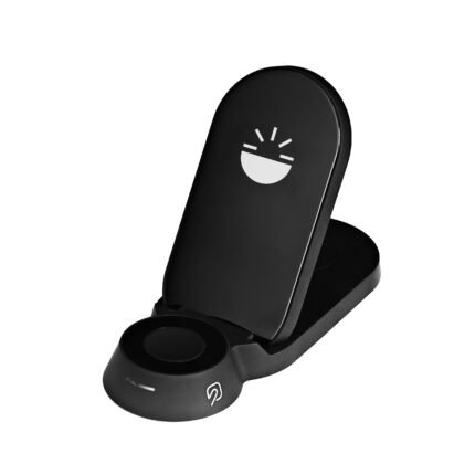 Glow Gadgets Flare Dock 3-in-1 Wireless Charger: 15W Fast Charging, Multi-Device Convenience