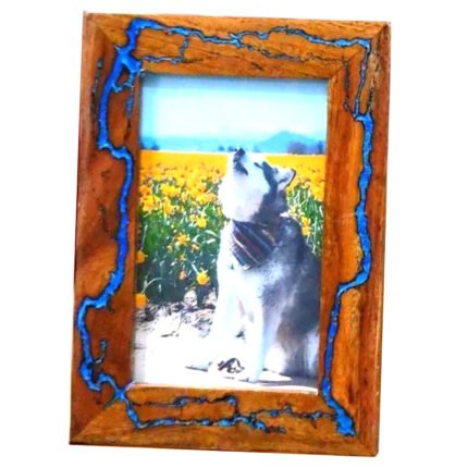 Sheesham Wood & Epoxy Resin Photo Frame: The Perfect Blend of Nature and Art