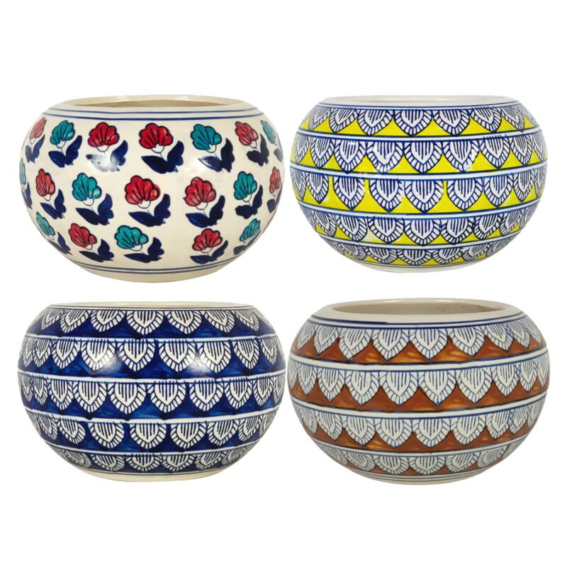 Ballu Big Ceramic Flower Pot – Ideal for Office & Home Decor