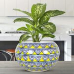 Ballu Big Ceramic Flower Pot – Ideal for Office & Home Decor