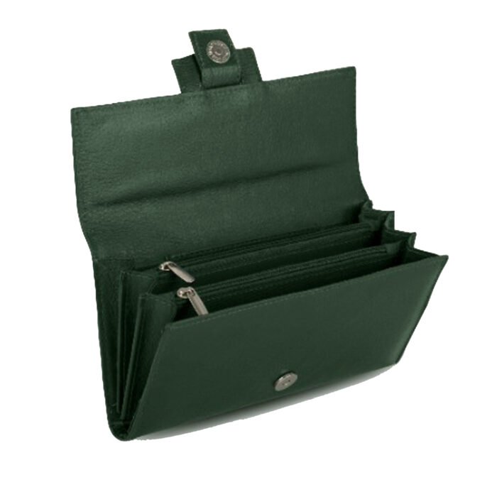 NDM Green 2-in-1 Genuine Leather Wallet Gift Set