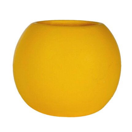 Peblo Small Saffron Ceramic Flower Pot