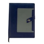 Undated Notebook Blue with Grey Pocket - Nescafe