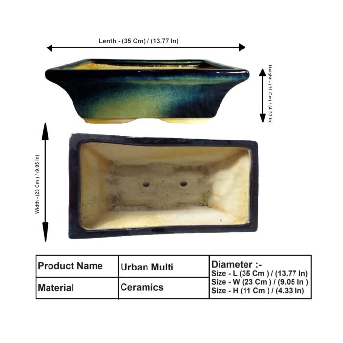 Urban Multi Ceramic Flower Pot