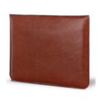 Tan Vegan Leather Laptop Sleeve
